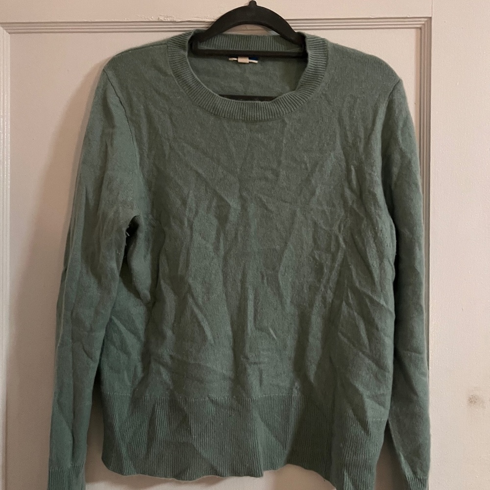 Teal Cashmere Sweater